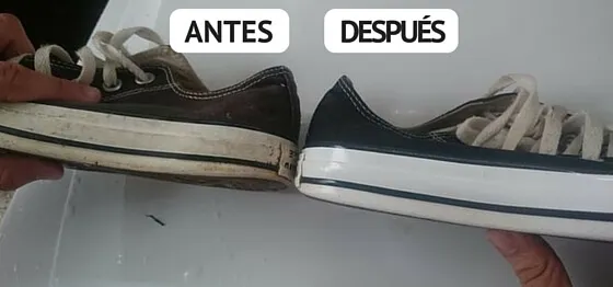 Cómo blanquear las zapatillas blancas con algunos trucos caseros