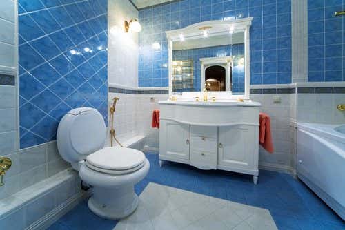 a bathroom