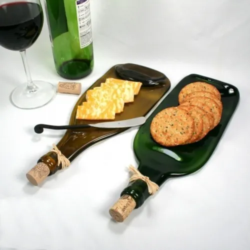 Ya tenemos unas originales tablas de snacks con vidrio reciclado