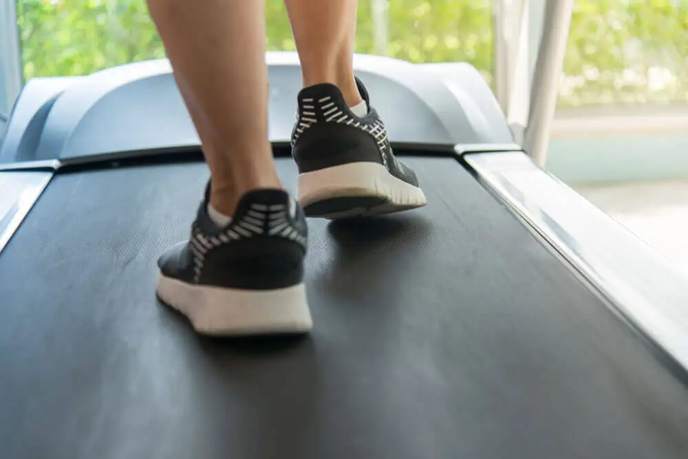 Caminadora de gimnasio.
