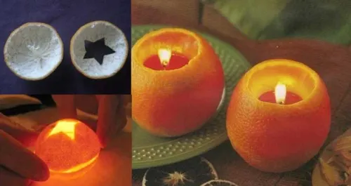 Velas de naranja