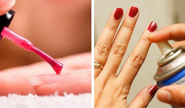 9 curiosos trucos para secar tus uñas antes de que se arruinen