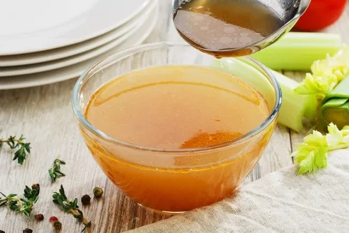 A bowl with collagen.