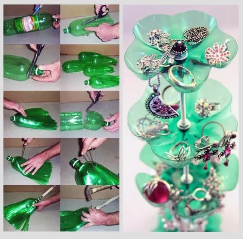 Reciclar con botellas