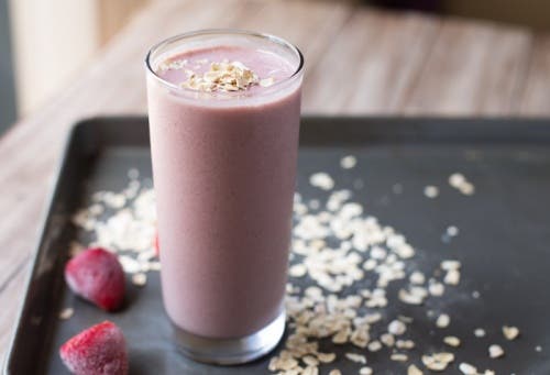 batidos saciantes de fresa