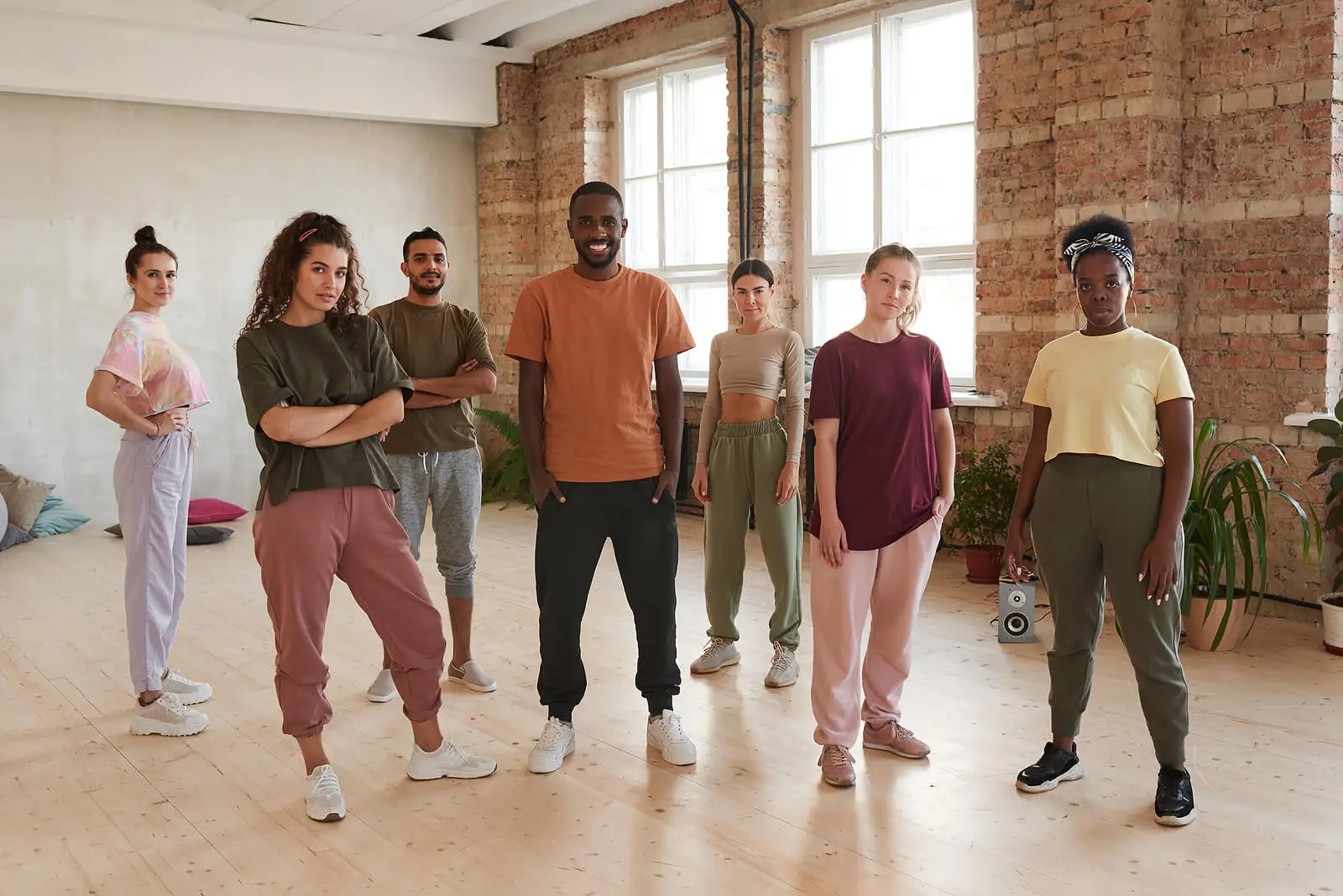 Clase de baile para una terapia recreativa.