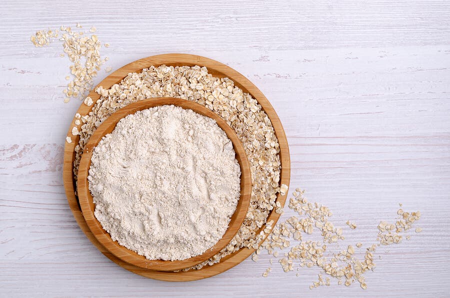 Harina de avena.