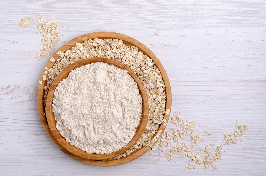 Harina de avena.