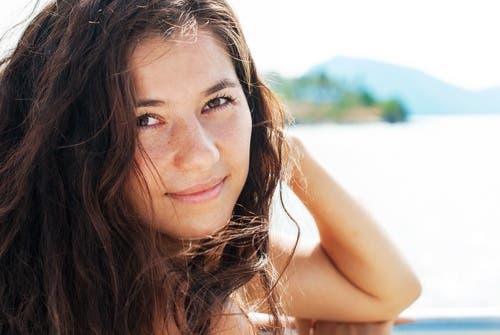 hermosa sin maquillaje