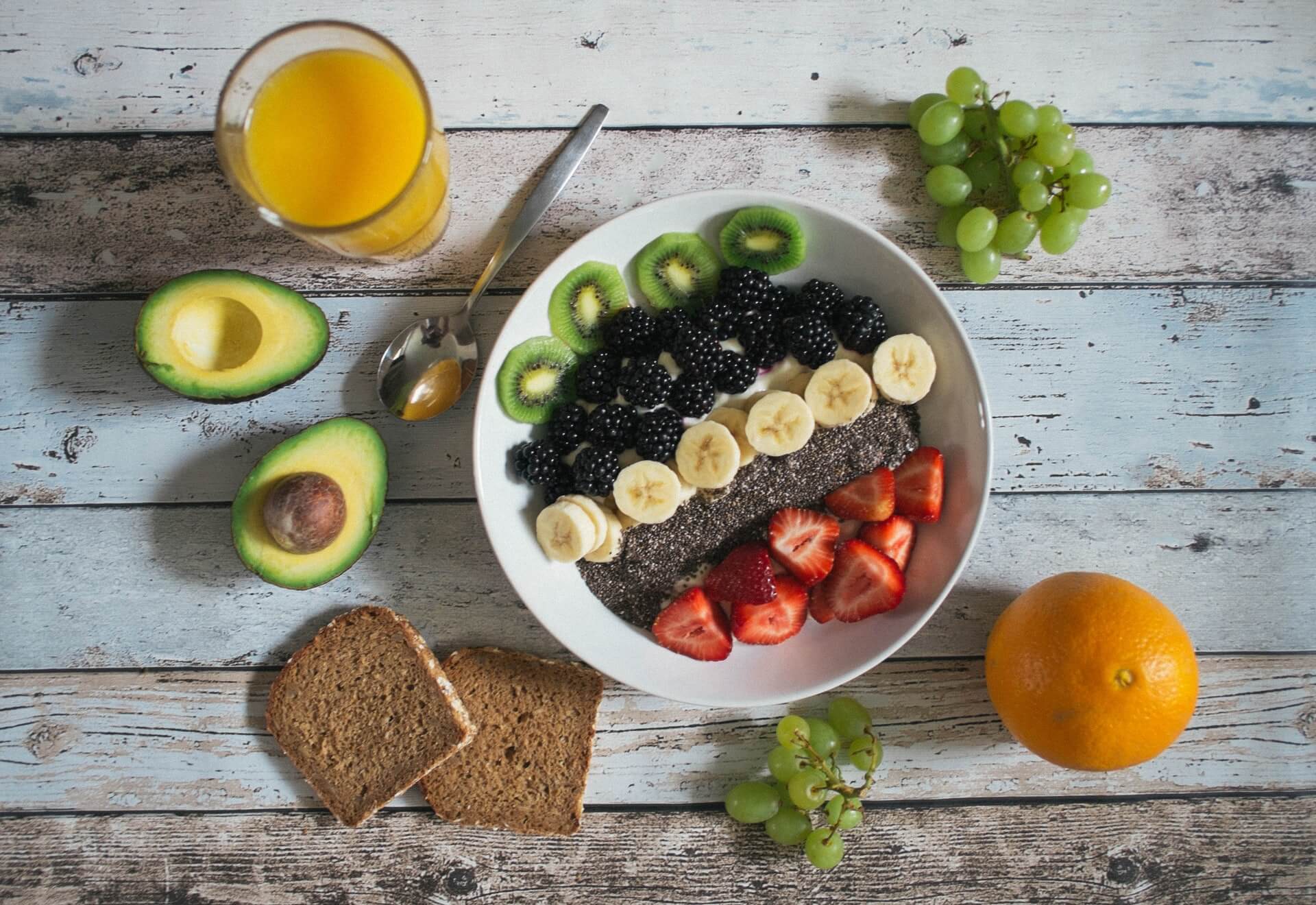 Las mejores frutas para el organismo.