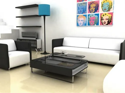 Racionalización de muebles para limpiar rápido