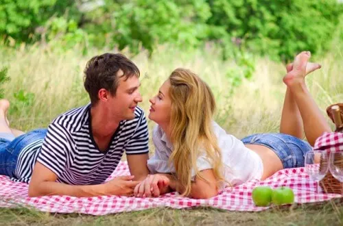 Pareja feliz
