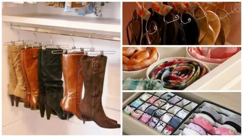 17 interesantes ideas para ordenar tu armario y ganar espacio