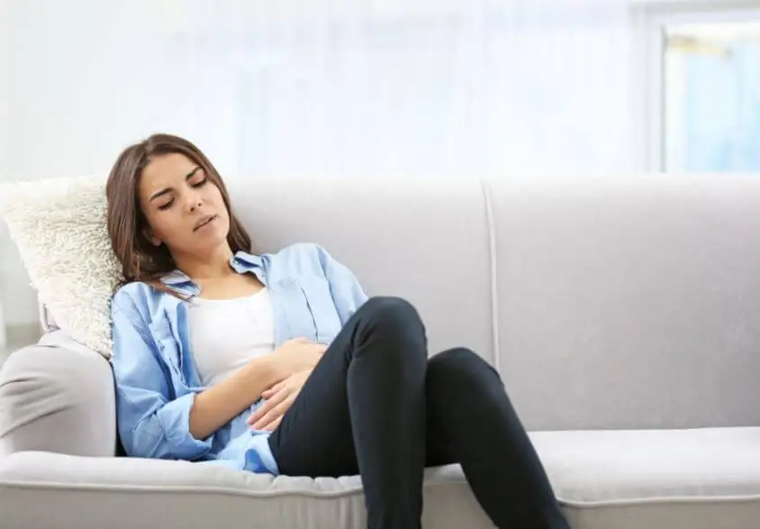 Coágulos de sangre en la menstruación.