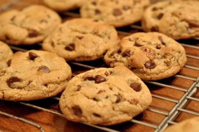 Receta de galletas de mantequilla con pepitas de chocolate