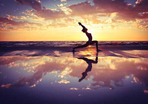 yoga. Saludos al sol