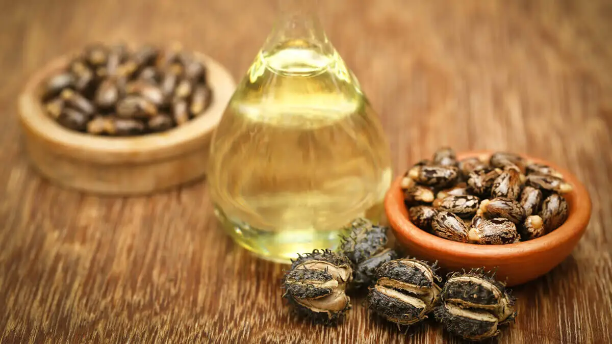 Aceite de ricino para desintoxicar el estómago.