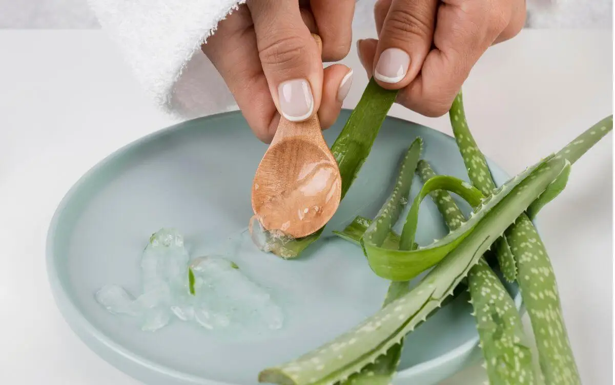 Mascarillas con aloe vera.
