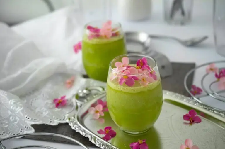 Batido de melón, manzana verde y pepino para bajar de peso