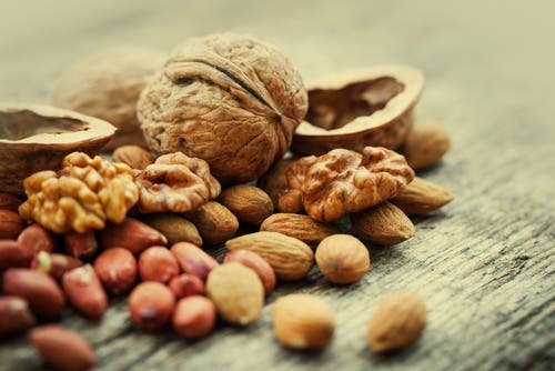 frutos secos para el cabello