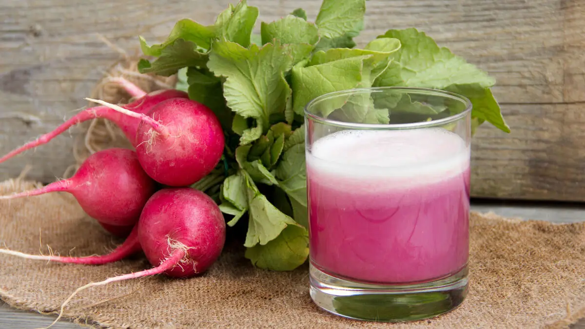 Jugo de rábano.