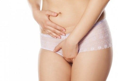 Mujer en ropa interior