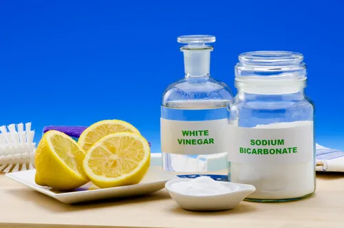 Baking soda and vinegar.