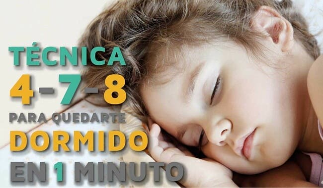 ¿Quieres quedarte dormido en menos de 1 minuto?