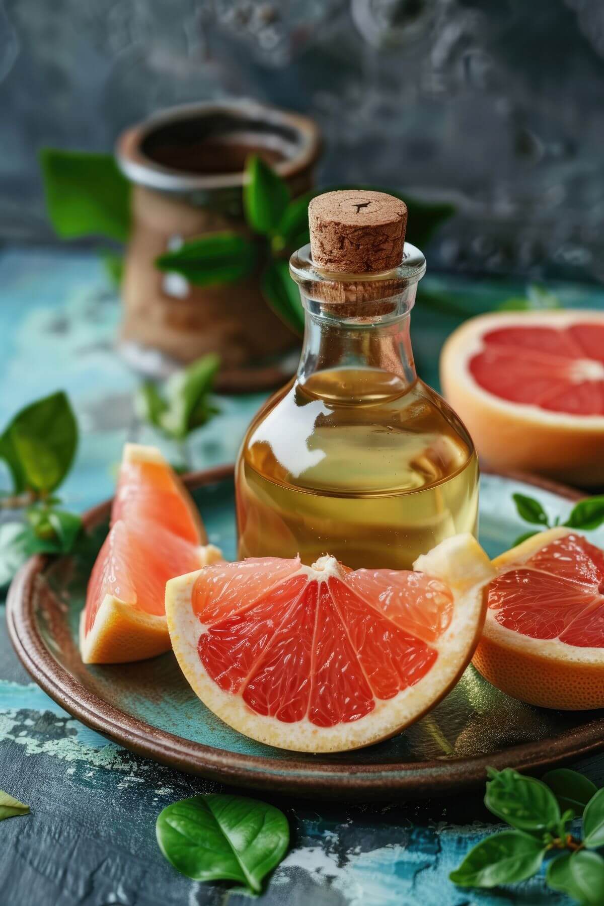 aceite y toronja