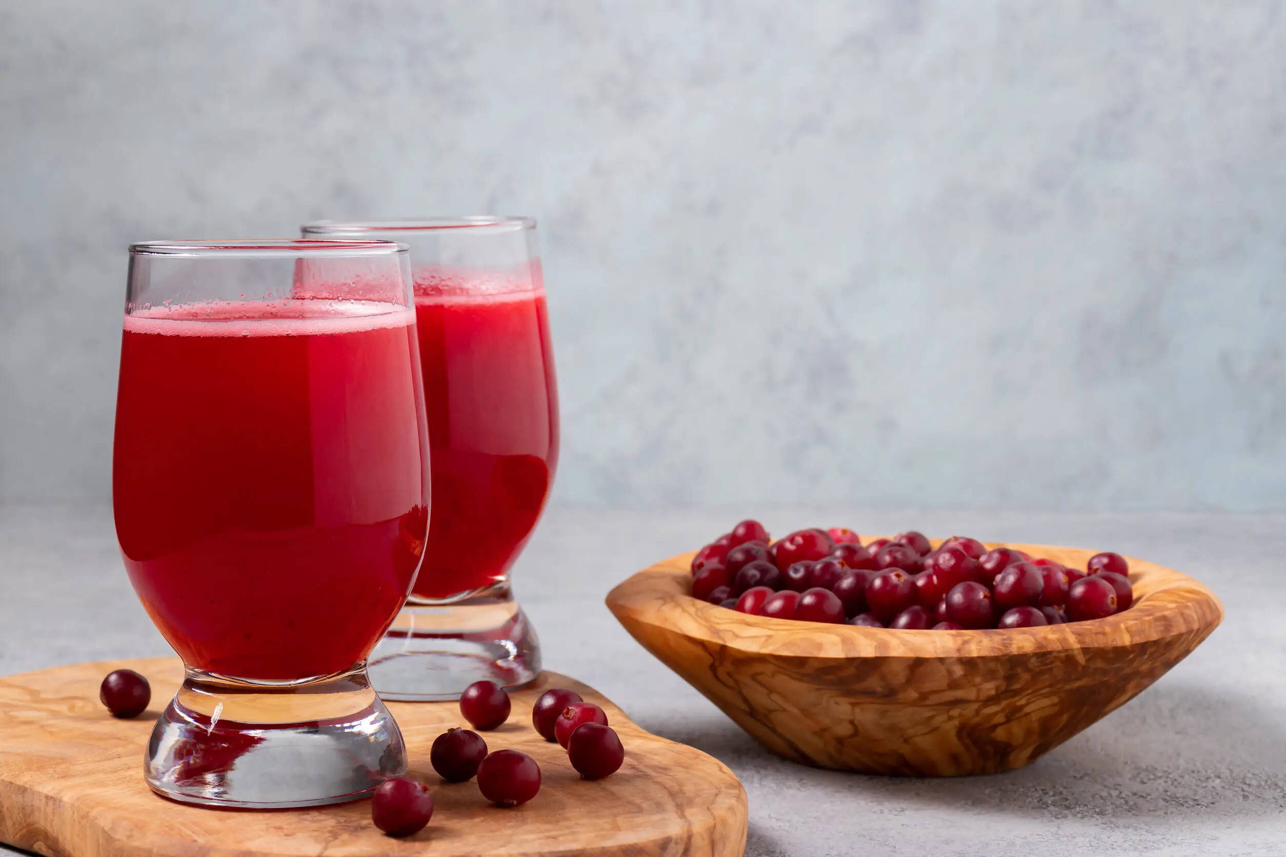El jugo de arándanos para limpiar la vejiga
