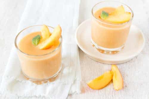 Peach dessert