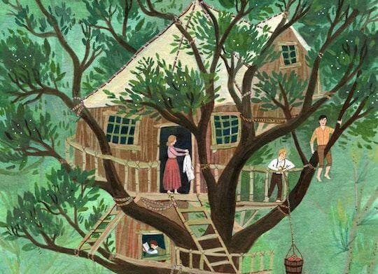 Cómo construir una casa árbol para los niños