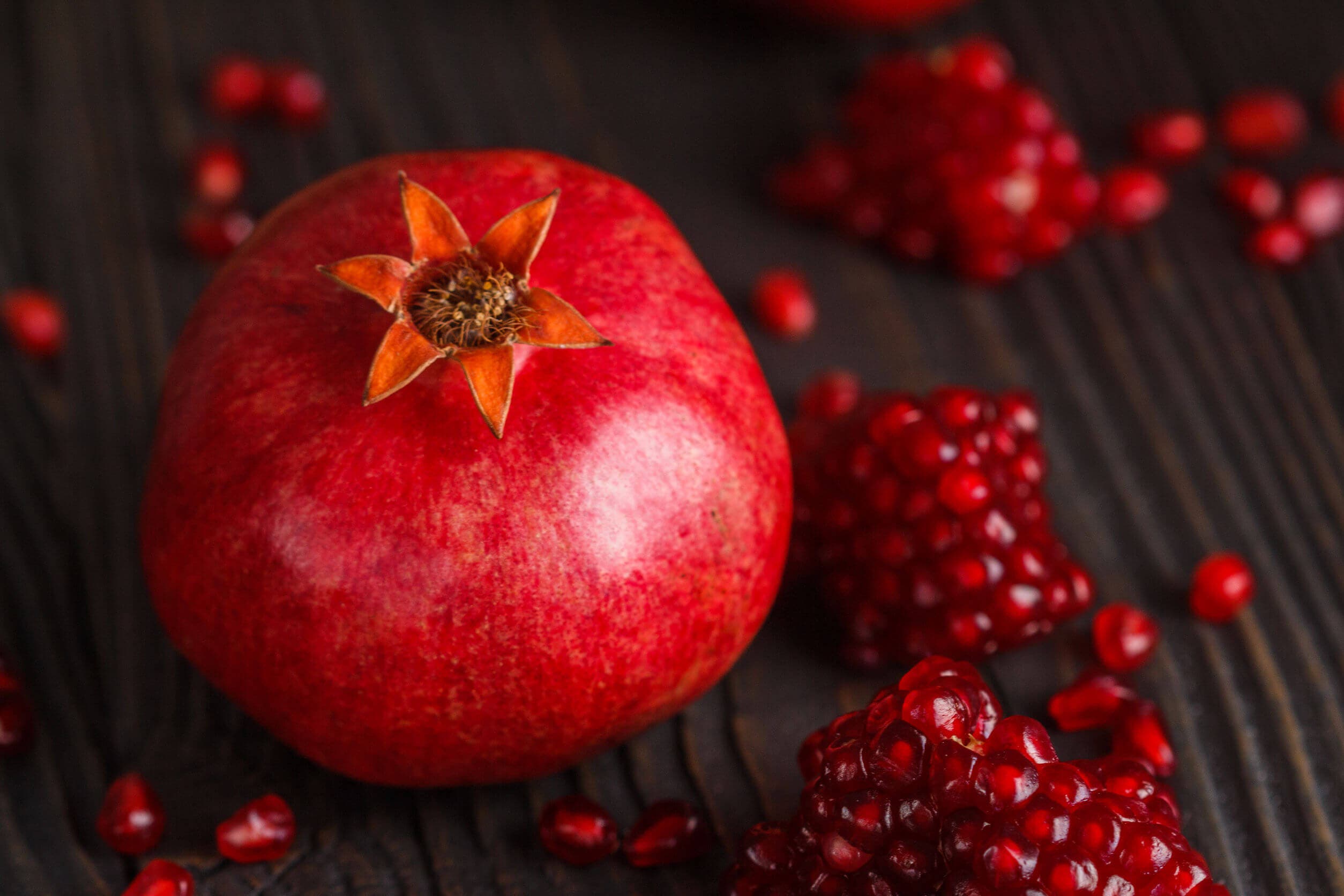 La granada es una excelente fruta antioxidante.