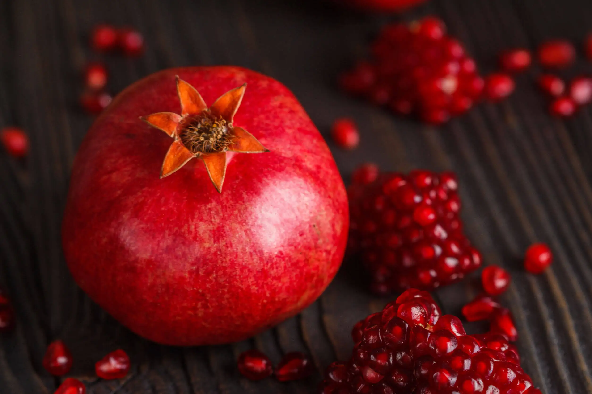 La granada es una excelente fruta antioxidante.