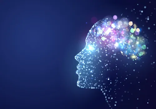 Persona con la mente iluminada