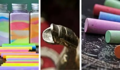 12 increíbles usos que le puedes dar a la tiza en tu hogar