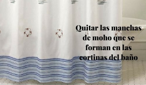 Cómo quitar las manchas de moho que se forman en las cortinas del baño