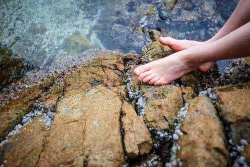 agua fría-para los pies