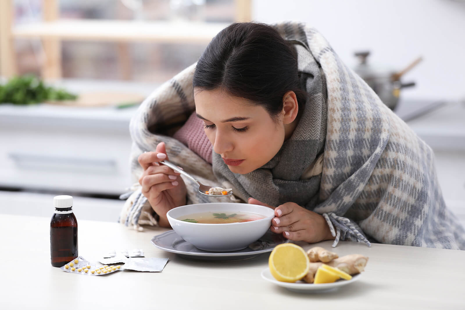 Rimedio naturale per l'influenza.