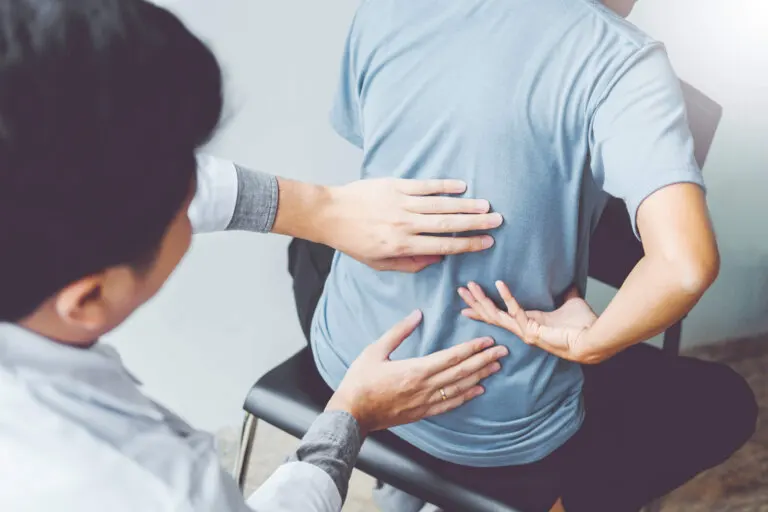 La relación entre la columna vertebral y los órganos