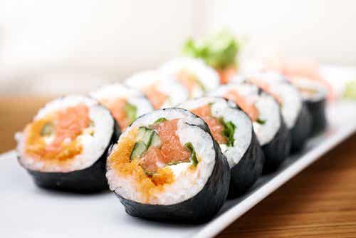 Alimentos antienvejecimiento: el sushi