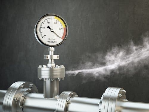 fuga de gas