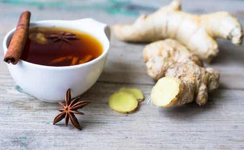 Té de jengibre y canela