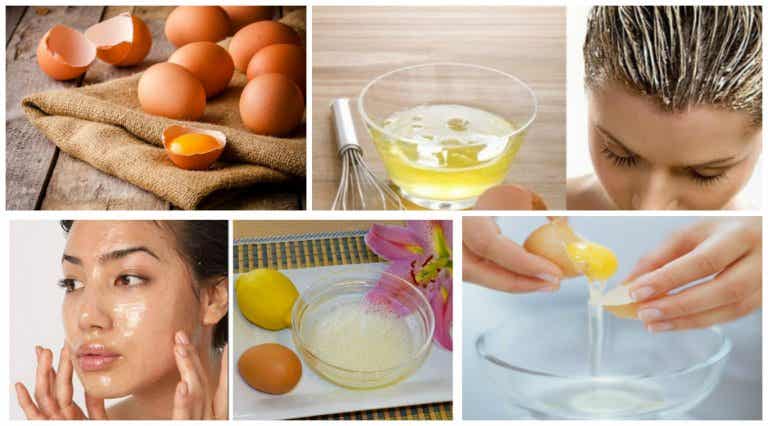 5 usos cosméticos del huevo para la piel y el cabello