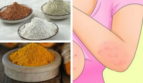 Arcilla blanca y cúrcuma para calmar picores de piel