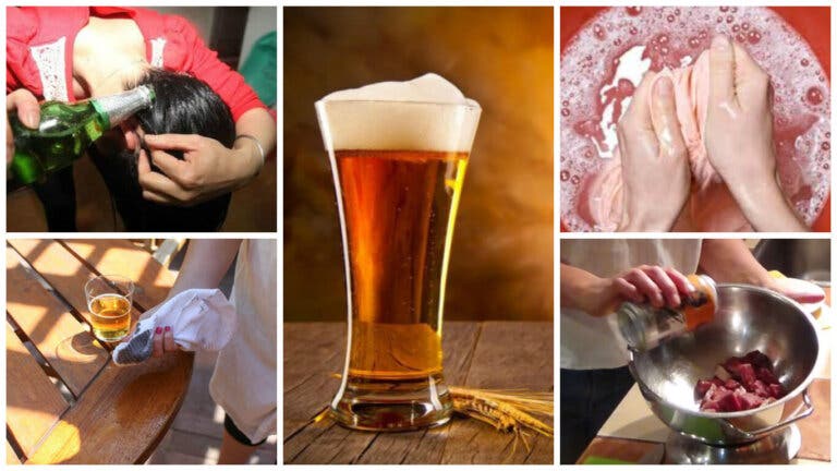 Conoce los 9 usos alternativos de la cerveza en tu hogar
