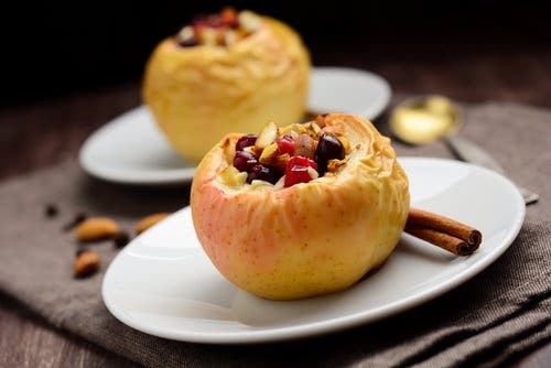Manzana al horno