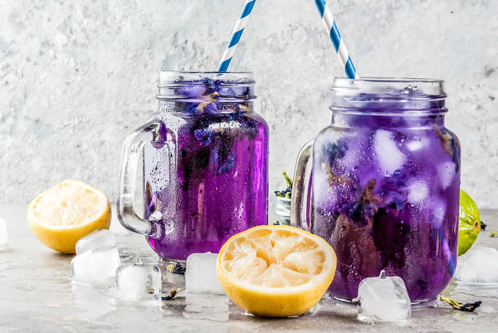 Agua de berenjenas con limón