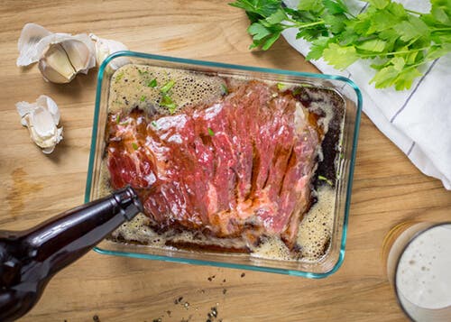 Carne y cerveza