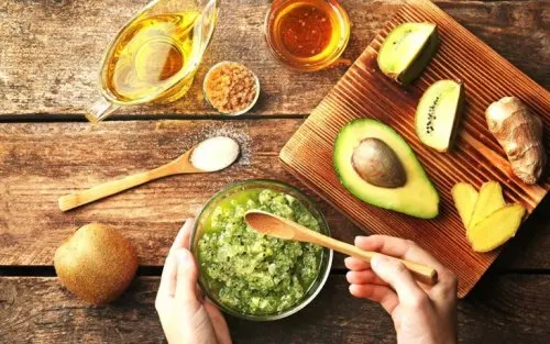 Exfoliante casero aguacate